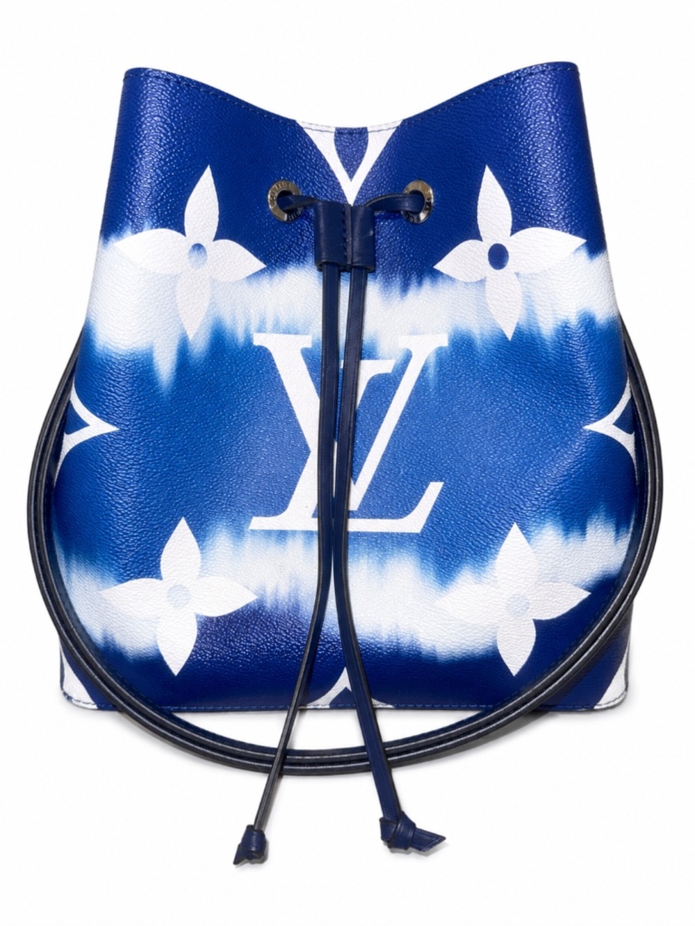 Louis Vuitton Escale NeoNoe MM Blue Giant Monogram Bucket Bag - Picture 13 of 13